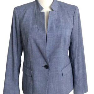 Banana Republic Blue crosshatch suit blazer size 12